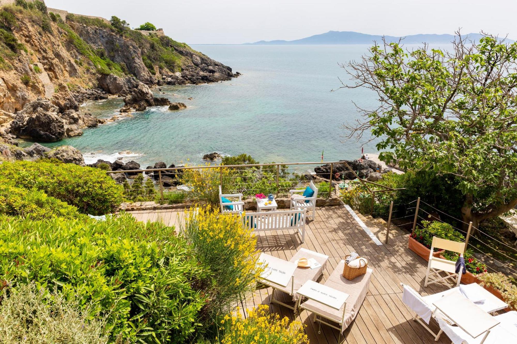 Hotel Capo D'Uomo Орбетелло Экстерьер фото